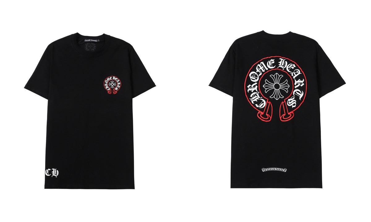 Chrome Hearts Cross Letter Graphic Short Sleeve Tee Streetwear Unisex
