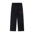 Fear Of God Essentials Red Rubber Letter Casual Pants