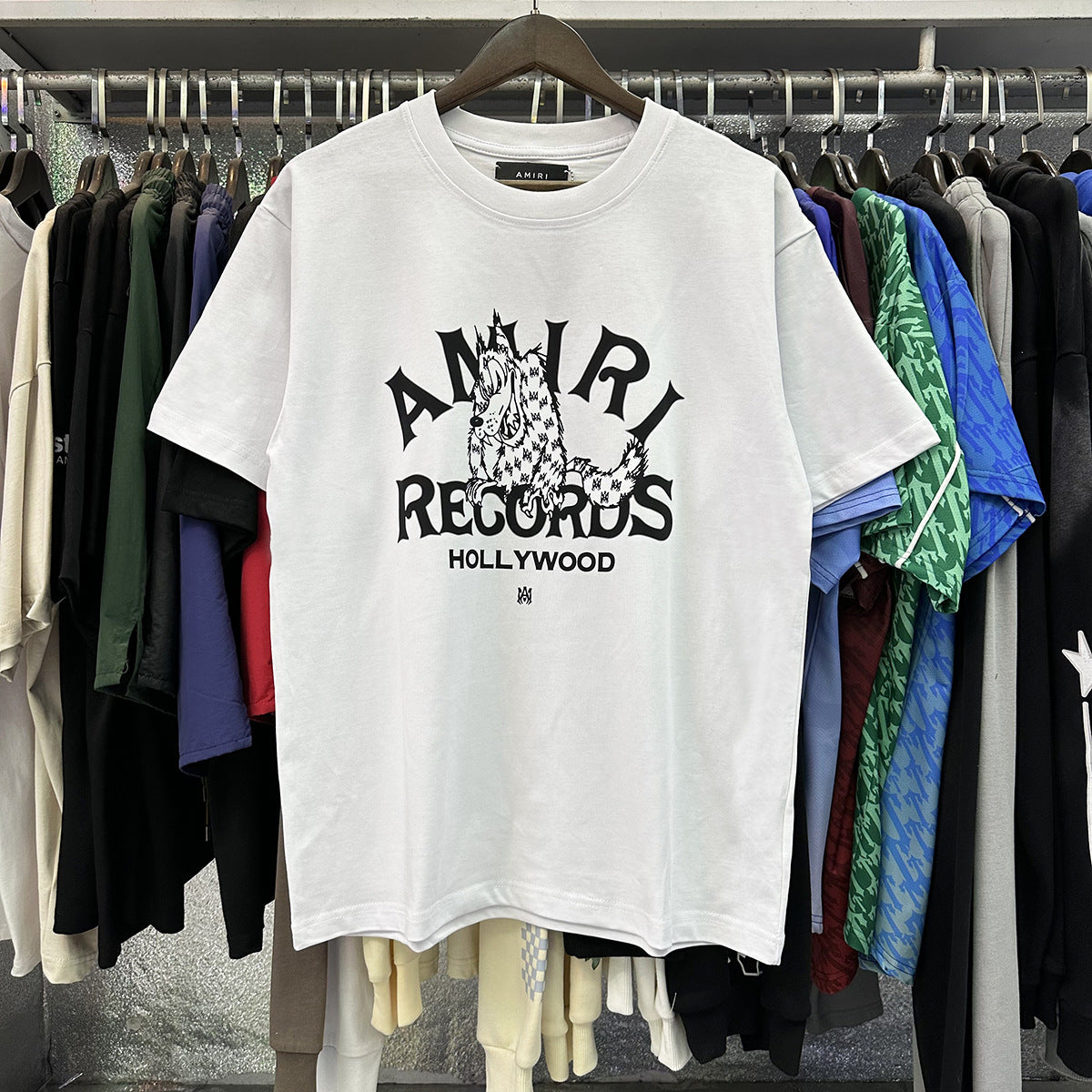 Amiri Peace Dove Graphic Oversized Tee Streetwear Unisex