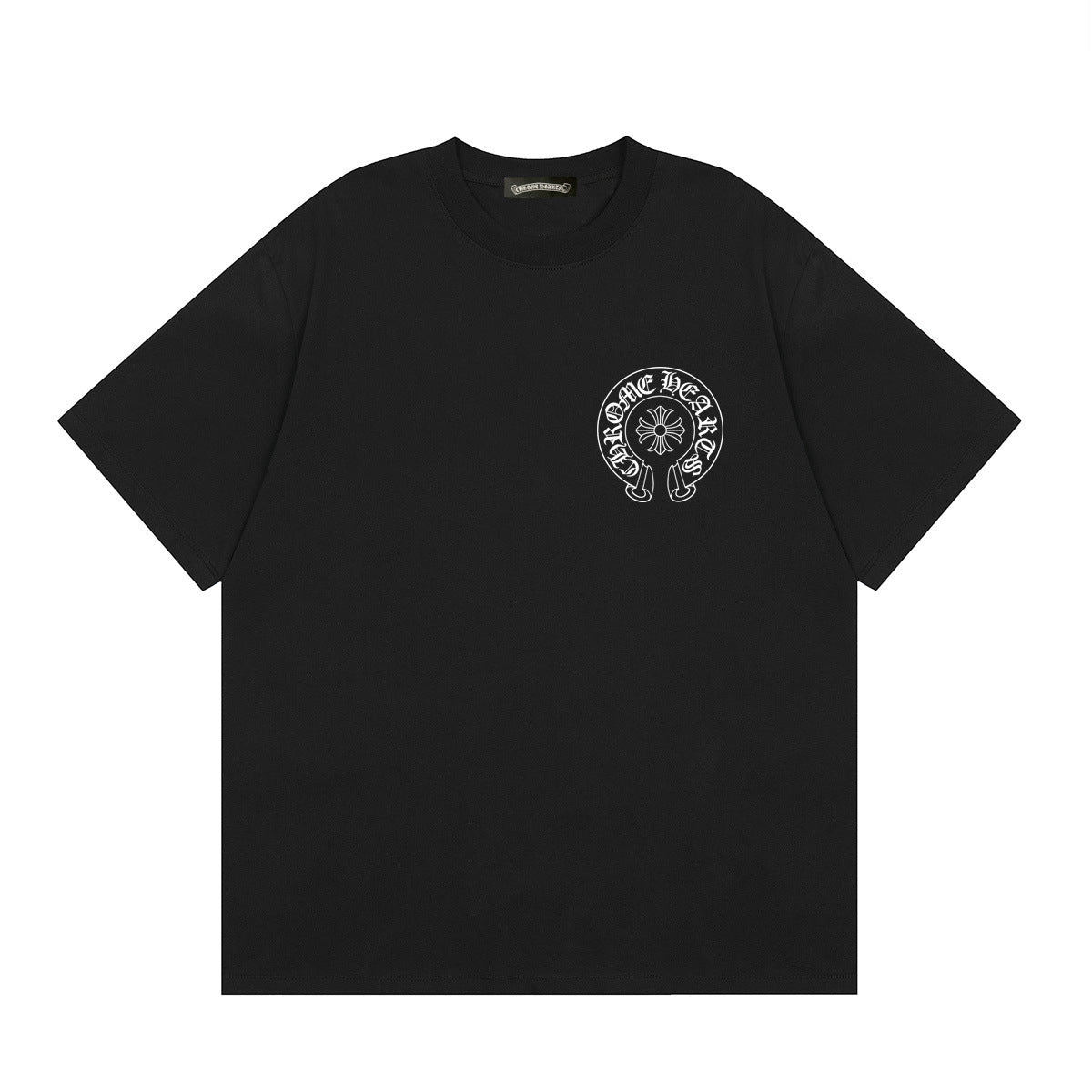 Chrome Hearts Multi‑Cross Horseshoe Graphic Oversized Tee Streetwear