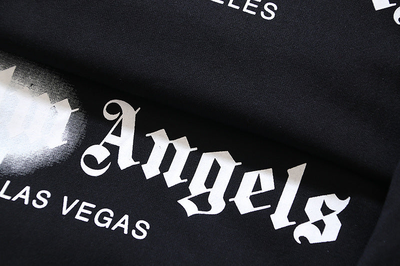 Palm Angels Las Vegas Sprayed Logo Hoodie Streetwear Pullover