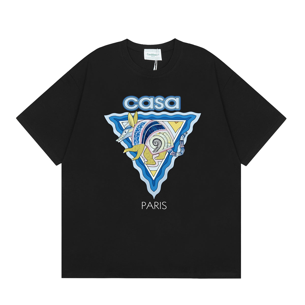 Casablanca Multi‑Artwork Vintage Graphic Oversized Tee Streetwear