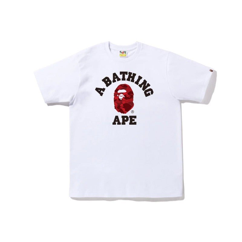BAPE Camo Shark Ape Head Print Crew Neck Short Sleeve T‑Shirt Unisex