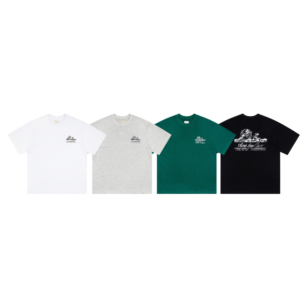 Aime Leon Dore Letter Graphic Crew Neck Short Sleeve T Shirt