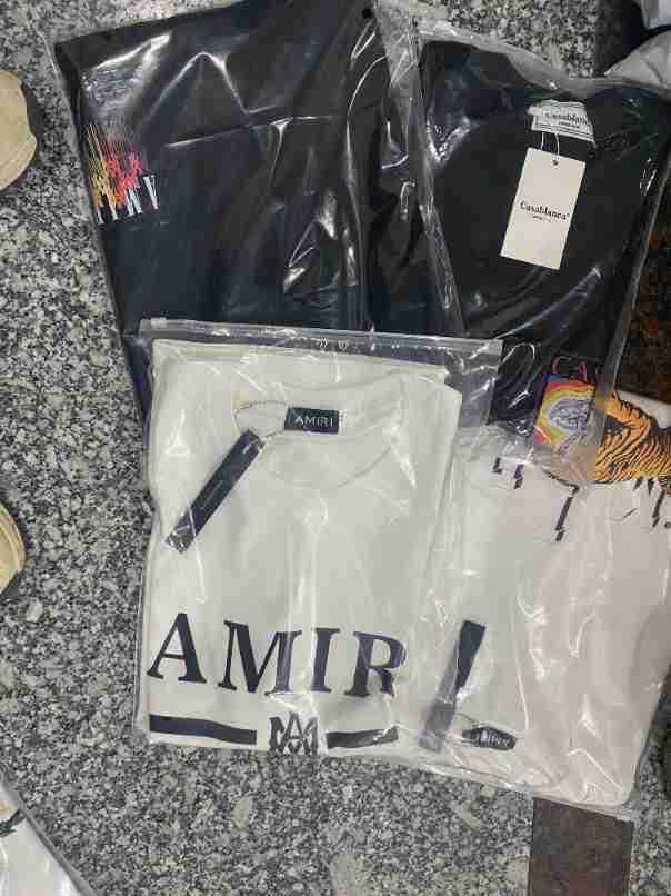 Amiri Letter Graphic Print Hoodie Streetwear Unisex