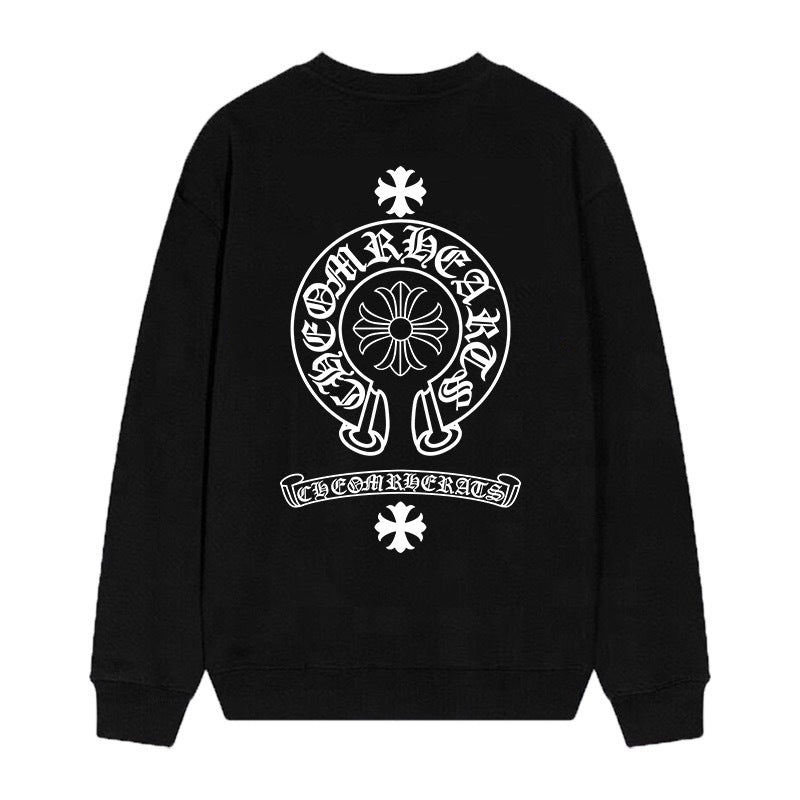Chrome Hearts Cross Horseshoe Crewneck Sweatshirt Vintage Street Top