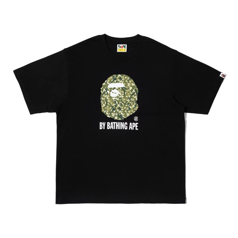 BAPE Ape Head Shark Print Loose Casual Unisex Short Sleeve T-Shirt