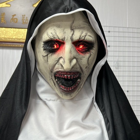 Halloween Women The Nun Valak Cosplay Set The Conjuring 2 With Mask