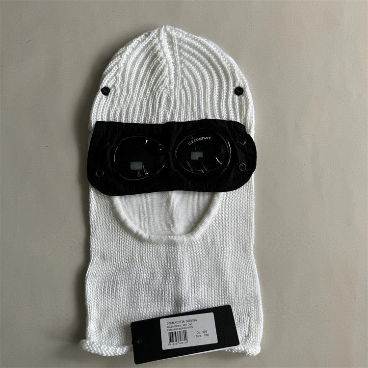 C.P. Company Extrafine Merino Wool Goggle Balaclava & Lens Beanie