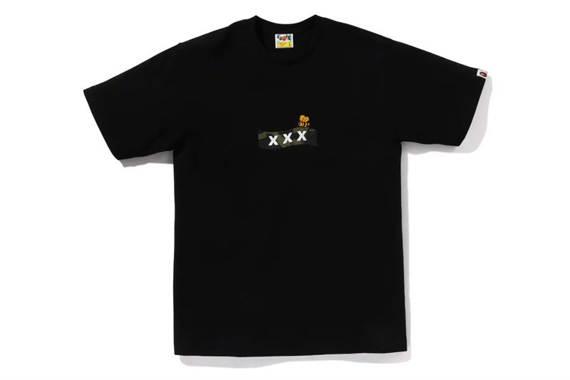 Bape Ape Head Shark Baby Milo Multi‑Print Heavyweight Tee Multi‑Style