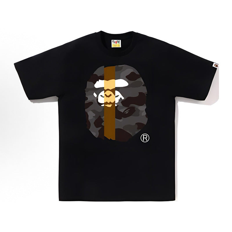BAPE Ape Head Shark Print Loose Casual Unisex Short Sleeve T-Shirt