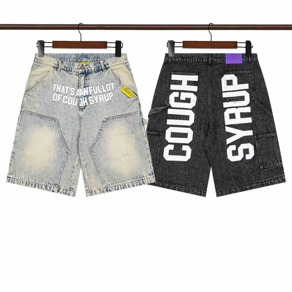 ALOCS Cough Syrup Rhinestone Work Jeans