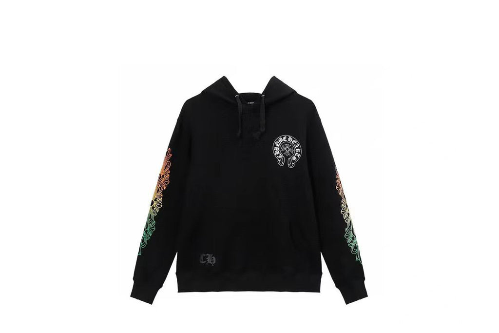 Chrome Hearts Gothic Graphic Print Pullover Hoodie Streetwear Unisex