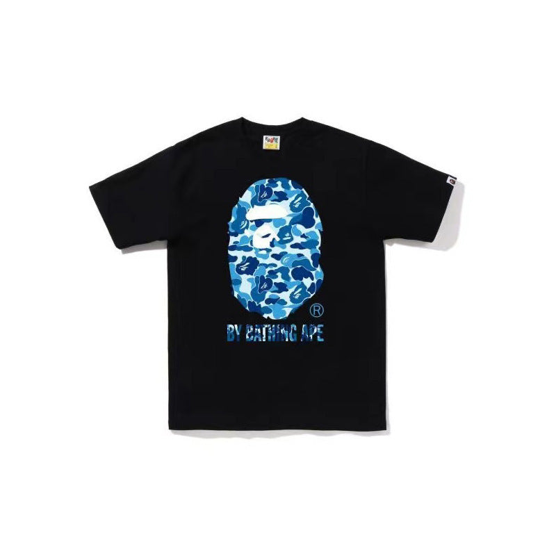 Bape Ape Head Shark Multi‑Print Oversized Tee Streetwear Unisex