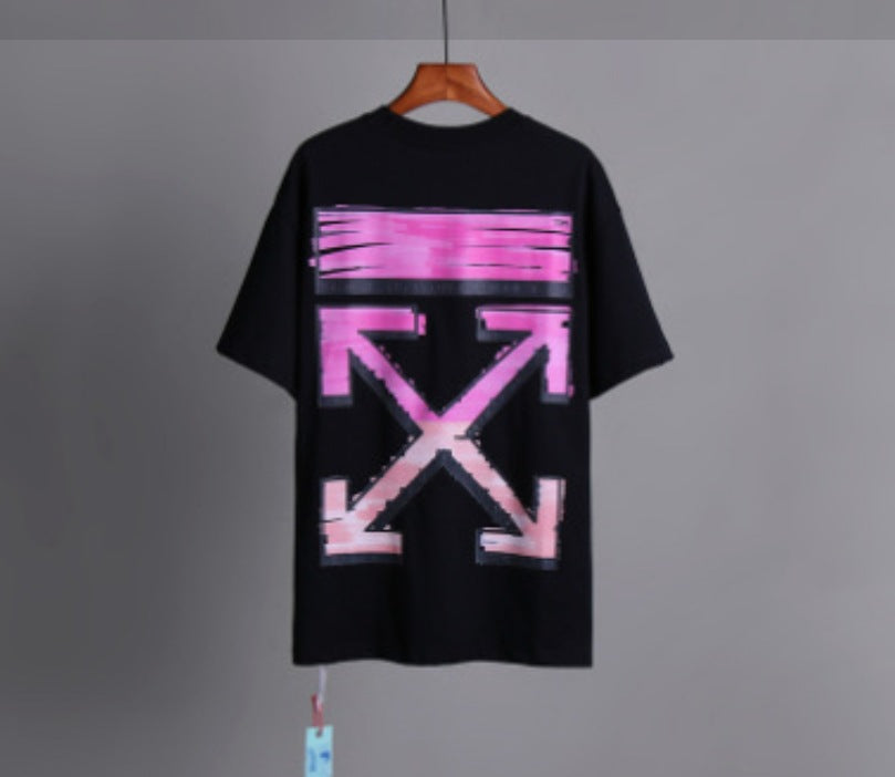 Off-White Arrow Graphic Print Short Sleeve Tee Streetwear Unisex