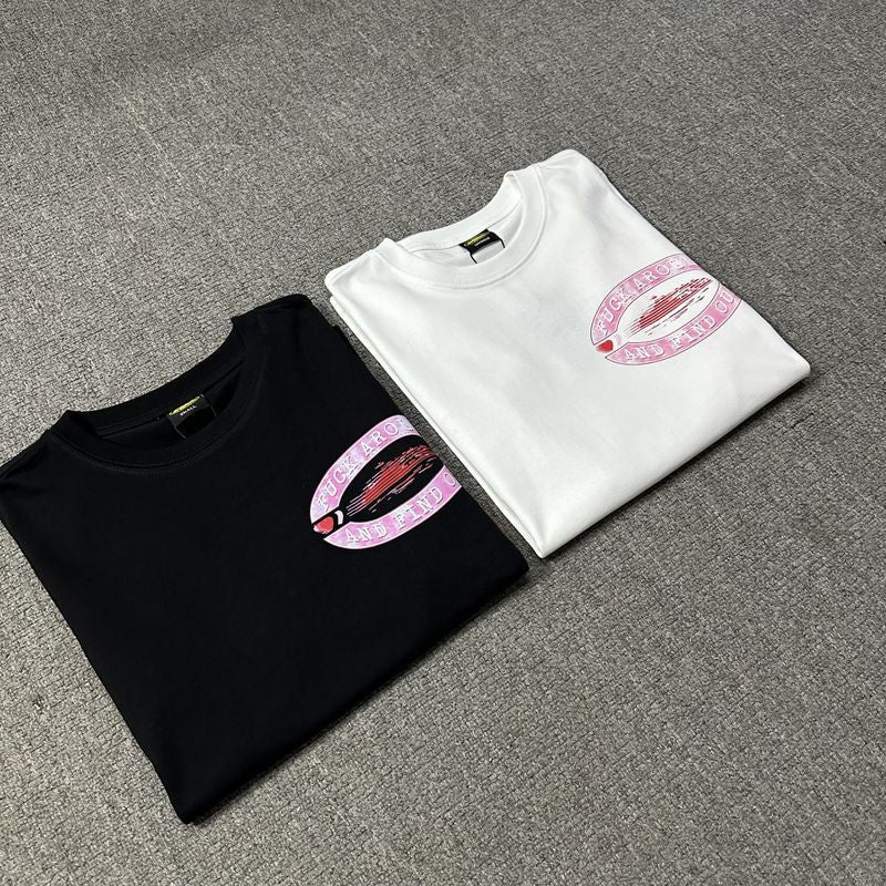 Corteiz Logo Letter Print Crew Neck Short Sleeve T‑Shirt Unisex