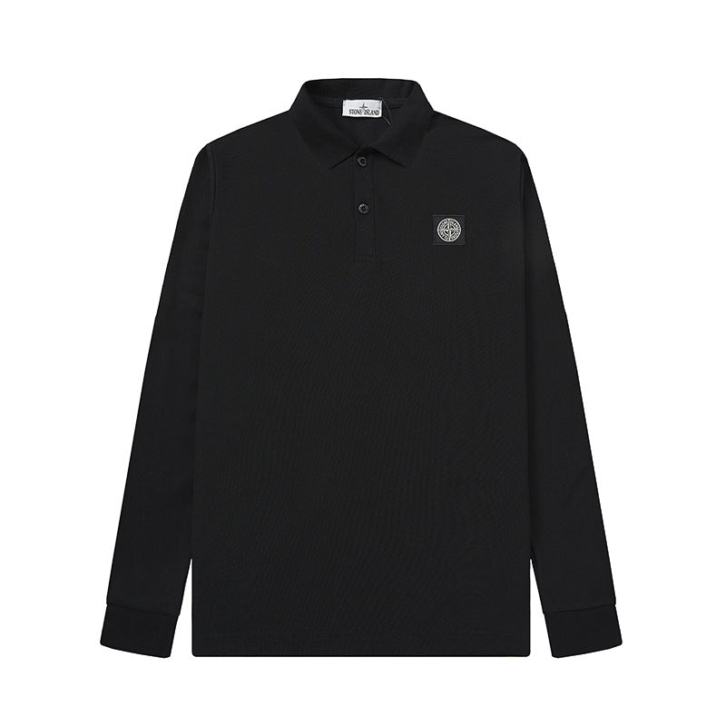 Stone Island Compass Patch Short & Long Sleeve Polo Shirt Streetwear