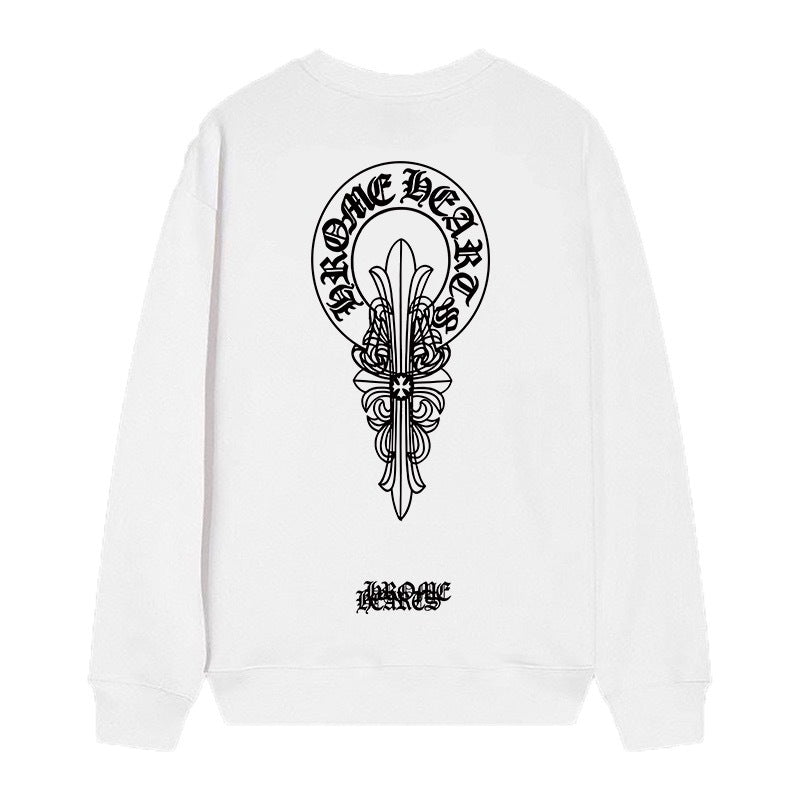Chrome Hearts Cross Horseshoe Crewneck Sweatshirt Vintage Street Top