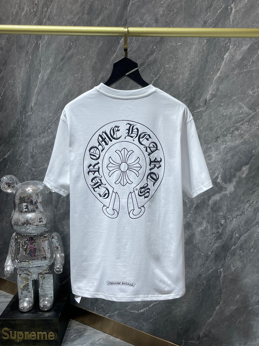 Chrome Hearts Horseshoe Sanskrit Glow In Dark Short Sleeve Tee Unisex
