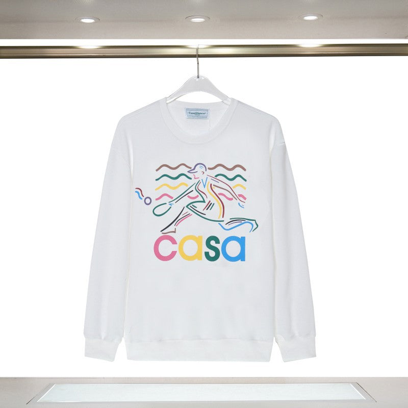 Casablanca Arch Logo Crewneck Casa Graphic Print Casual Pullover