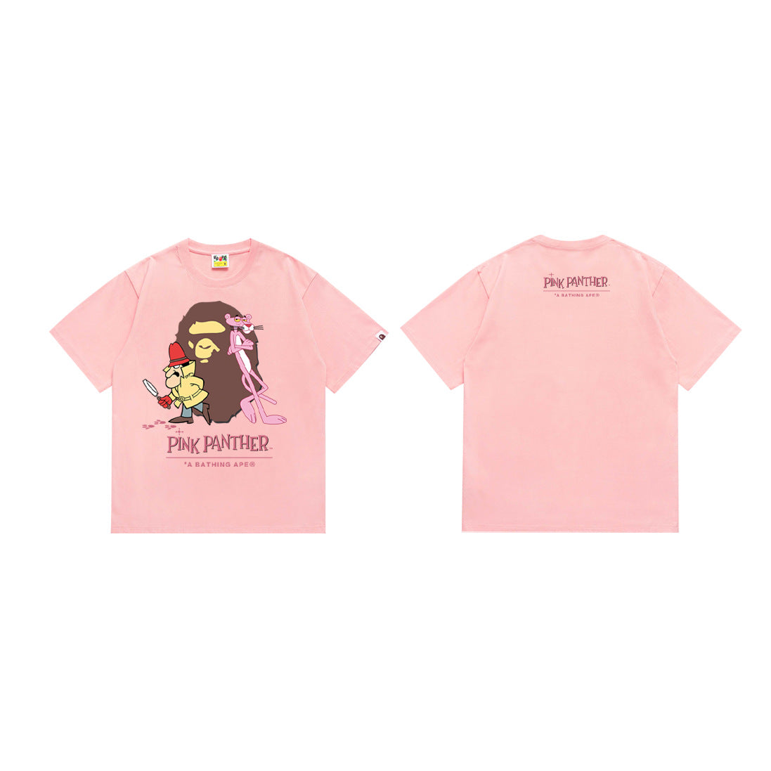 Bape Camo Ape Head Multi‑Color Crew Neck Streetwear Tee Unisex
