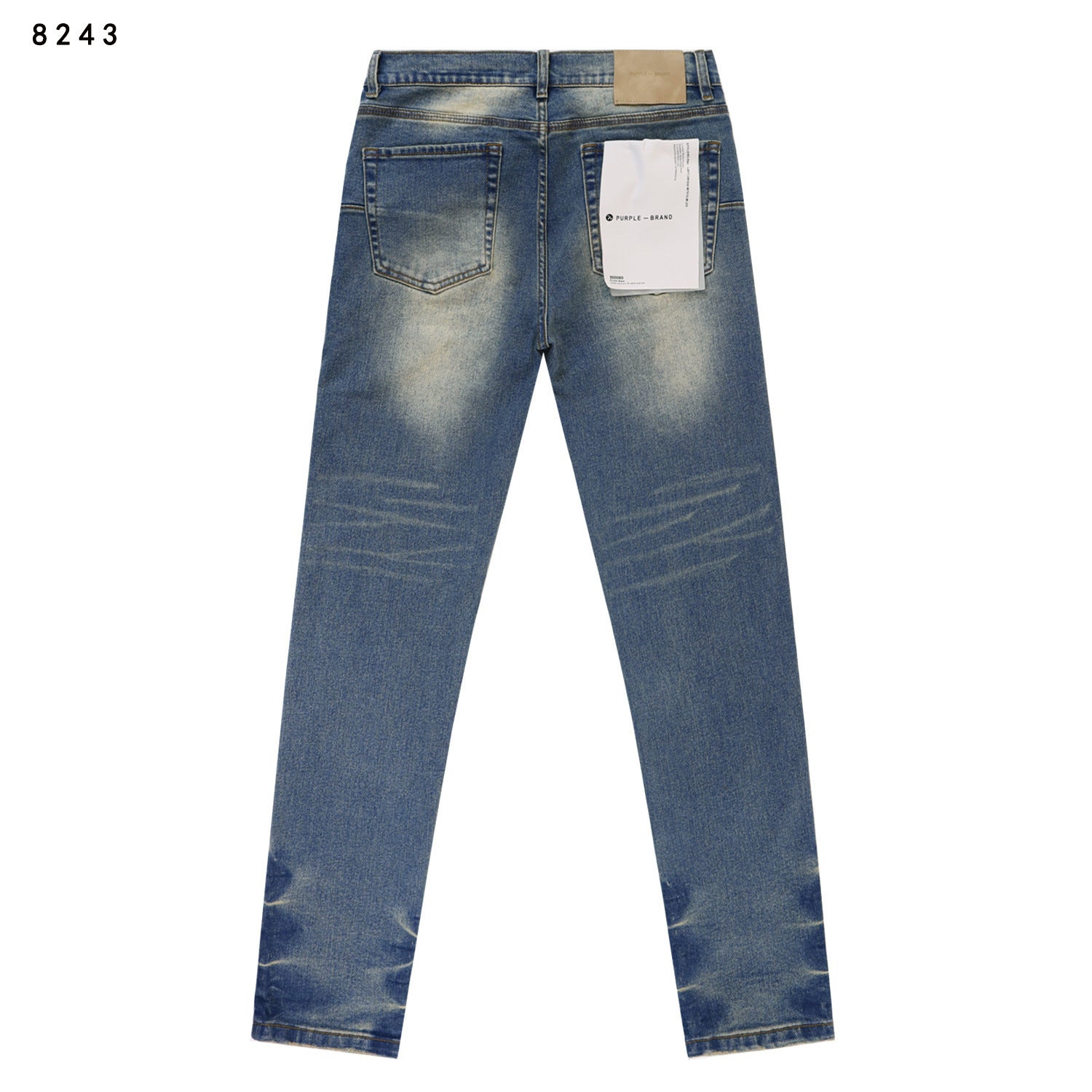Purple Brand Wave Crack Ripped Skinny Denim Jeans Unisex