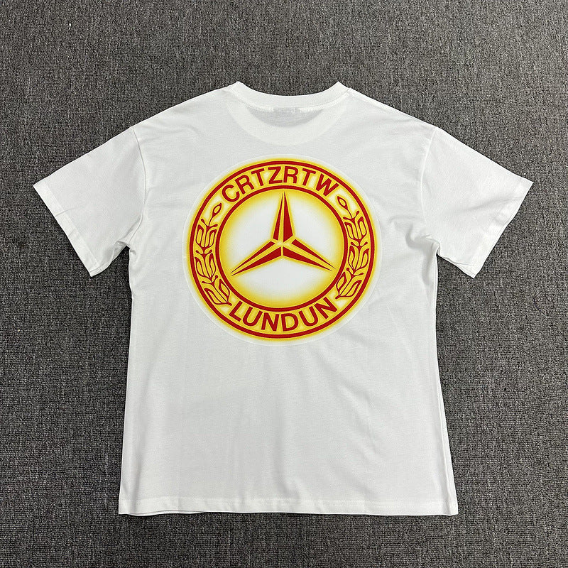 Corteiz Alcatraz Logo Letter Crew Neck Short Sleeve T‑Shirt Unisex