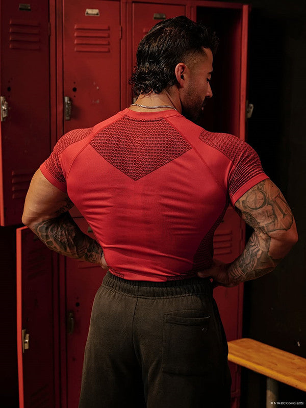 YOUNGLA 4117 Superman Compression Tees
