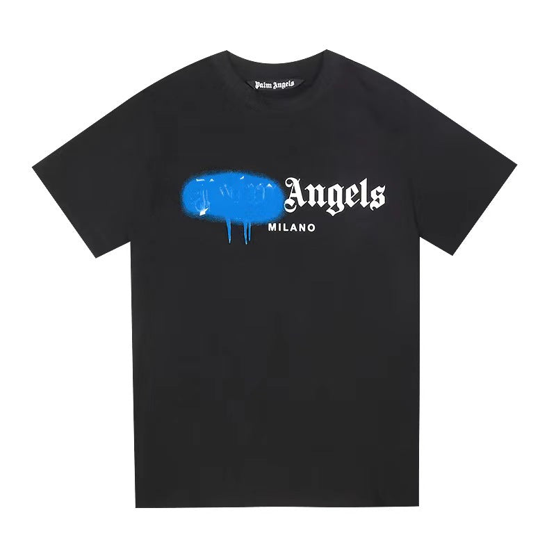 Palm Angels Teddy Bear Graphic Tee Loose Unisex Streetwear T-Shirt