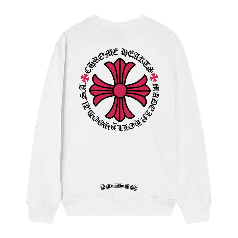 Chrome Hearts Cross Horseshoe Crewneck Sweatshirt Vintage Street Top