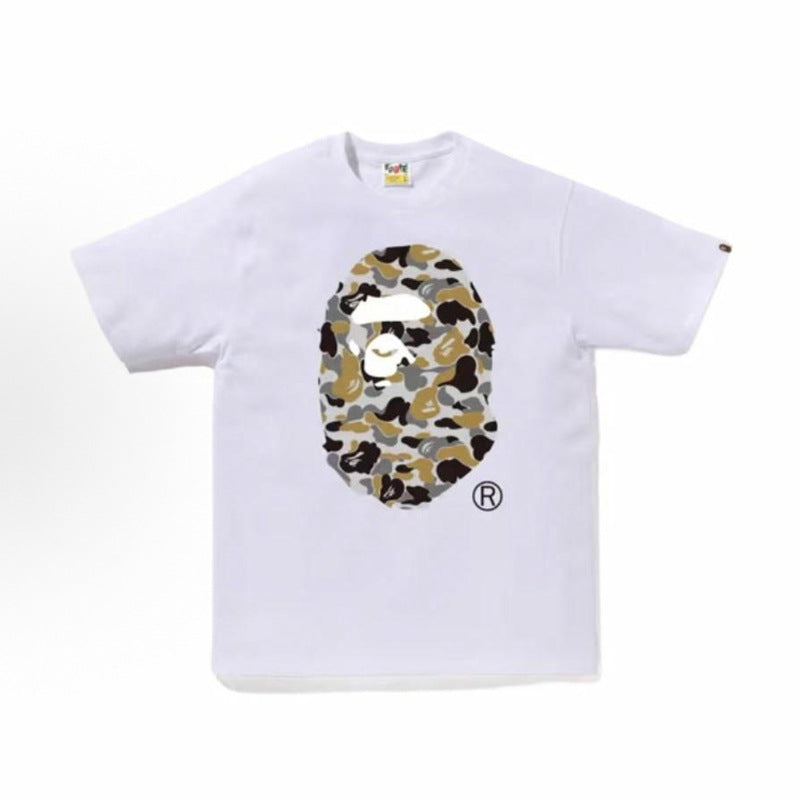 BAPE Ape Head Shark Print Unisex Casual T-Shirt