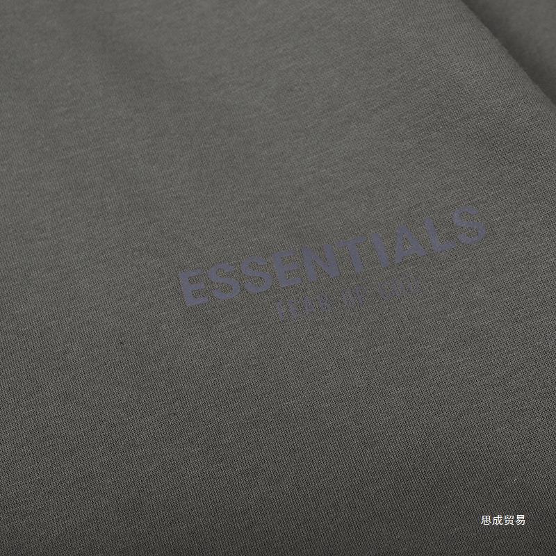 Fear of God ESSENTIALS Small Logo Hoodie, Chest & Sleeve Print