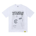 That's A Awful Lot Of Cough Syrup Note Print Loose Short Sleeve Tee