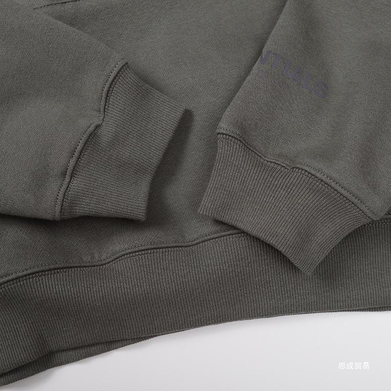 Fear of God ESSENTIALS Small Logo Hoodie, Chest & Sleeve Print