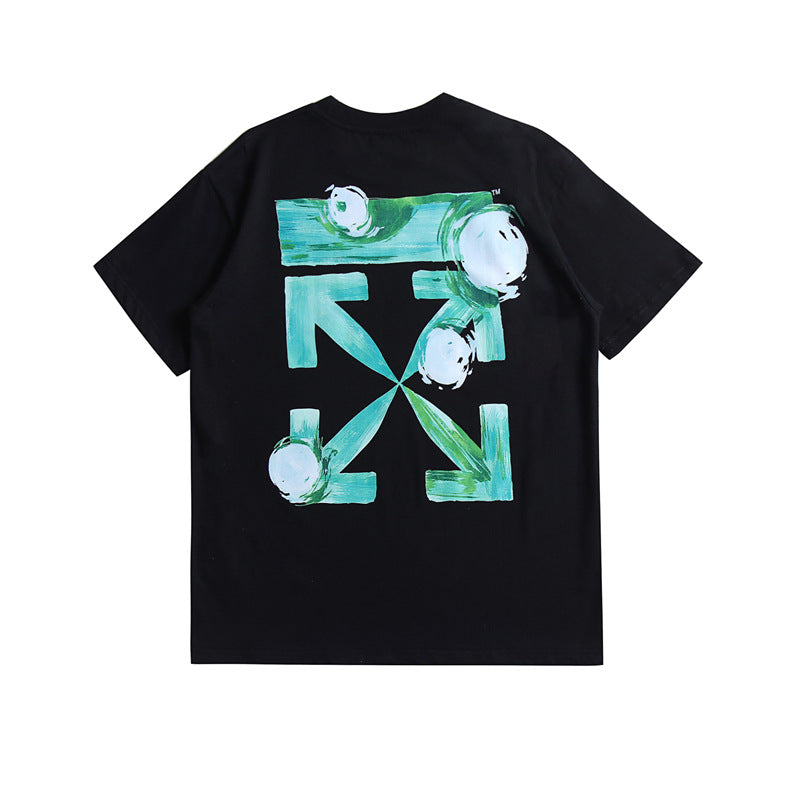 Off-White Arrow Graphic Print Short Sleeve Tee Streetwear Unisex