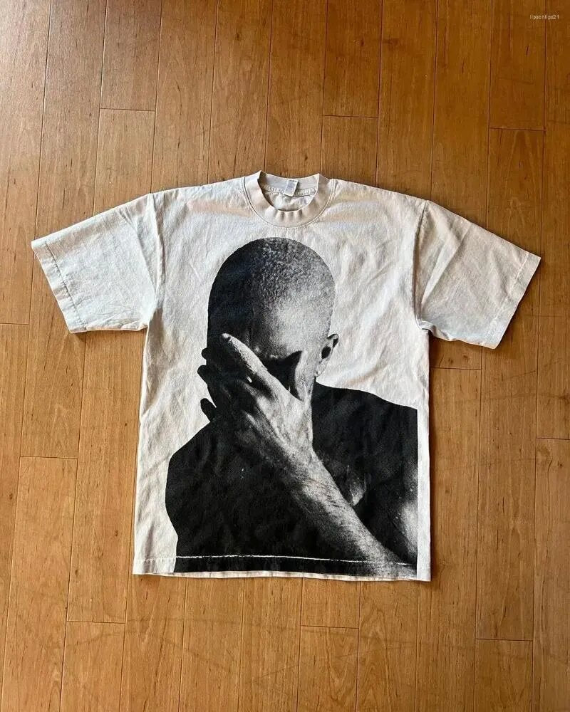 Y2K Punk Vintage Rap Graphic Unisex Oversized Streetwear Baumwoll T-Shirt