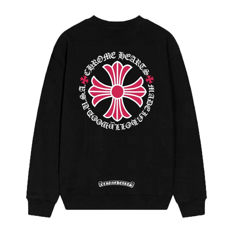 Chrome Hearts Cross Horseshoe Crewneck Sweatshirt Vintage Street Top