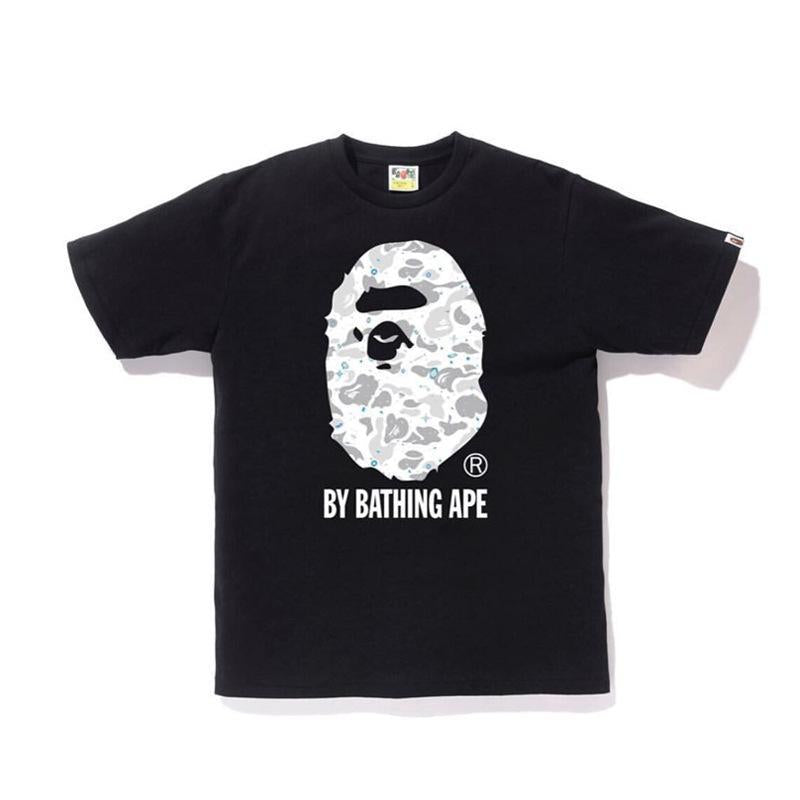 Bape Camo Ape Head Print Graphic Short Sleeve Tee Streetwear Unisex