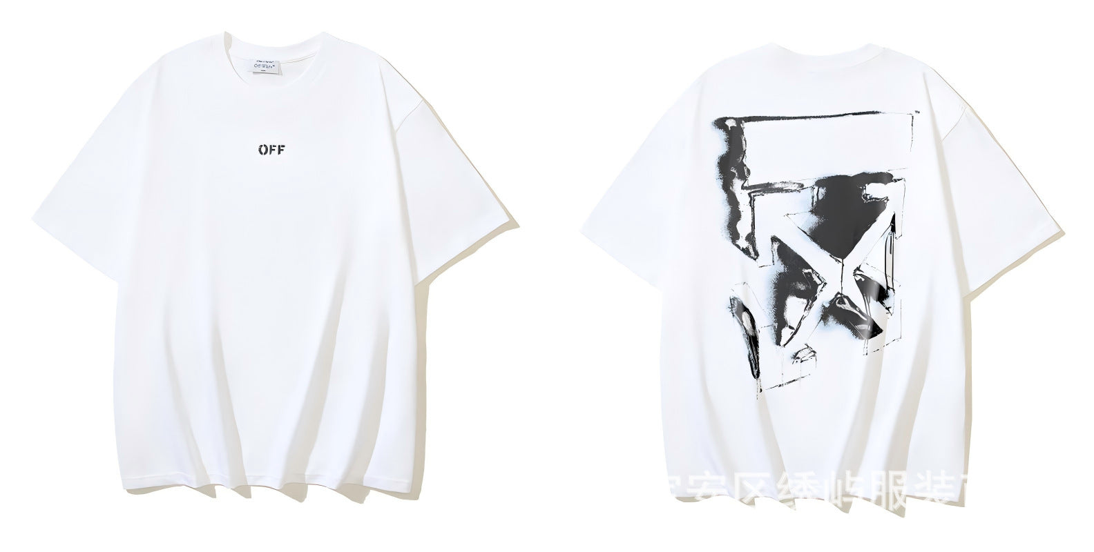 Figure Arrow Graphic Print Streetwear Crew Neck Short Sleeve T Shirt