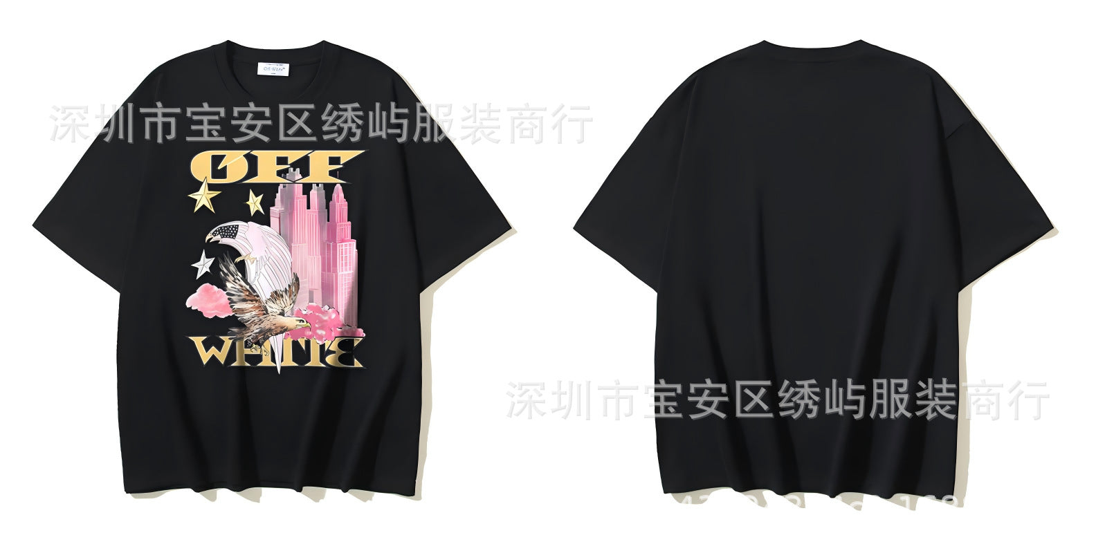 Figure Arrow Graphic Print Streetwear Crew Neck Short Sleeve T Shirt