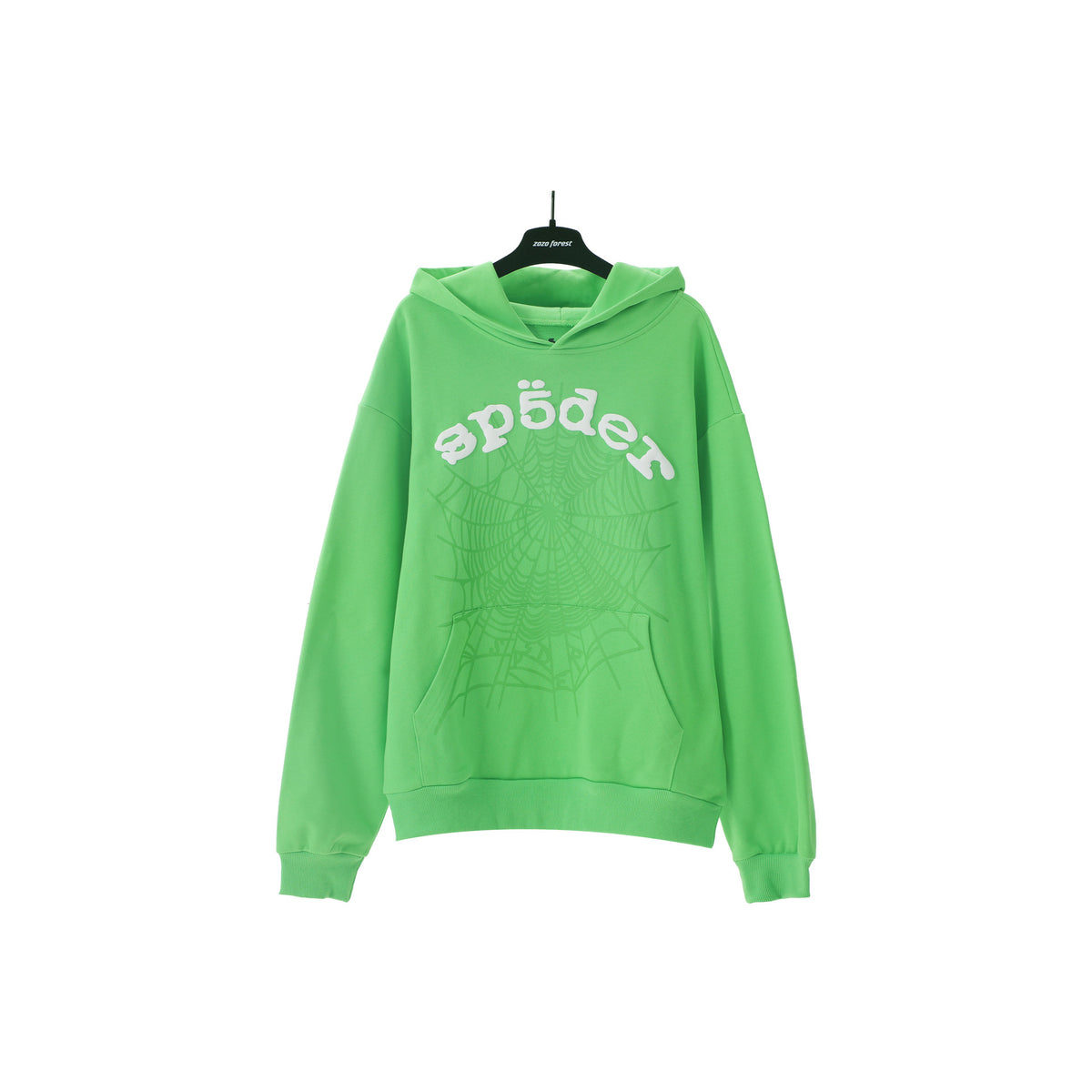 Sp5der Foam Print Spider Web Hoodie Sweatshirt Jogger Pants Set