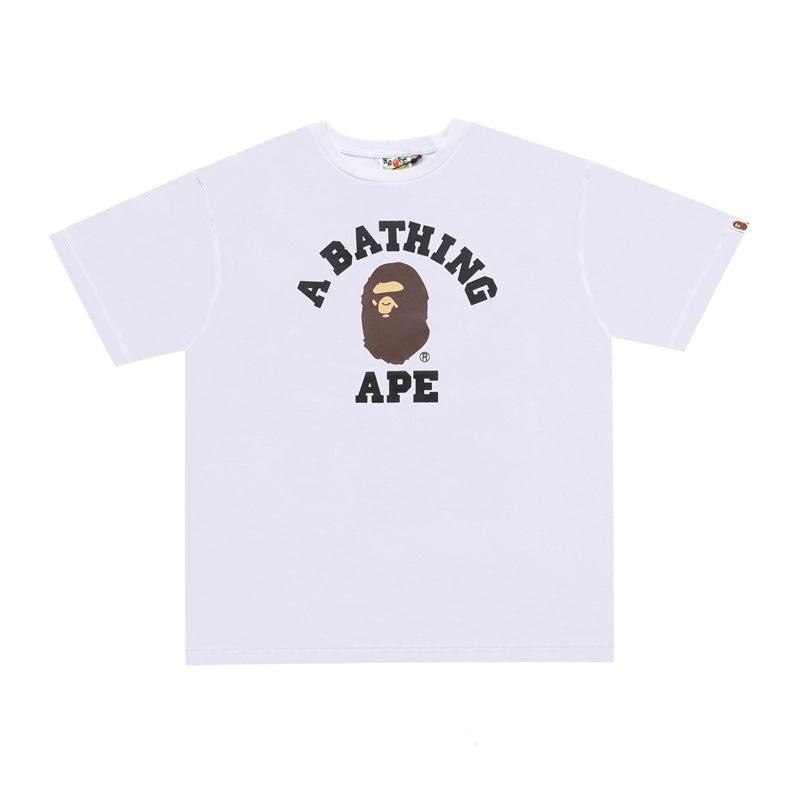 BAPE Ape Head Graphic Print Short Sleeve Tee Streetwear Unisex