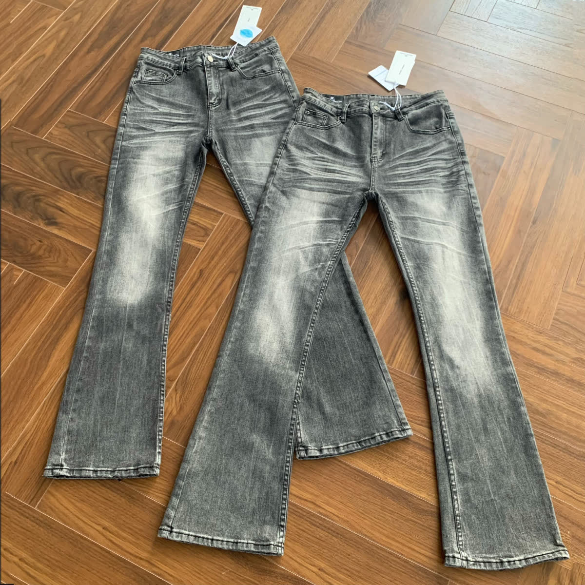 Purple Brand Men Stretch Skinny Ripped Printed Embroidered Denim Jeans