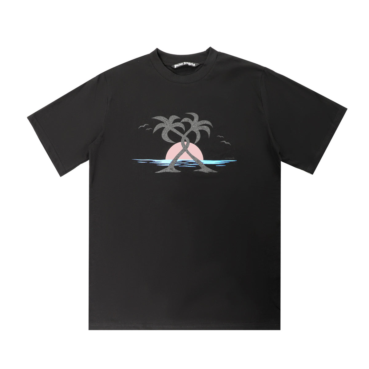 Palm Angels Teddy Bear Graphic Tee Loose Unisex Streetwear T-Shirt