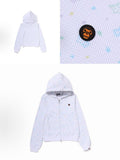 BAPE Lisa Baby Milo Sta Pattern One Point Waffle Star Print Hoodie