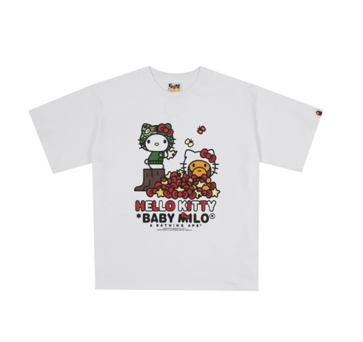 BAPE Baby Milo x Sanrio Characters Graphic T-Shirt Unisex