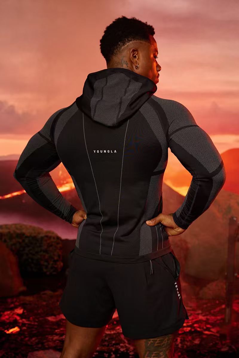 YOUNGLA 8061 Apex Compression Zip-Ups
