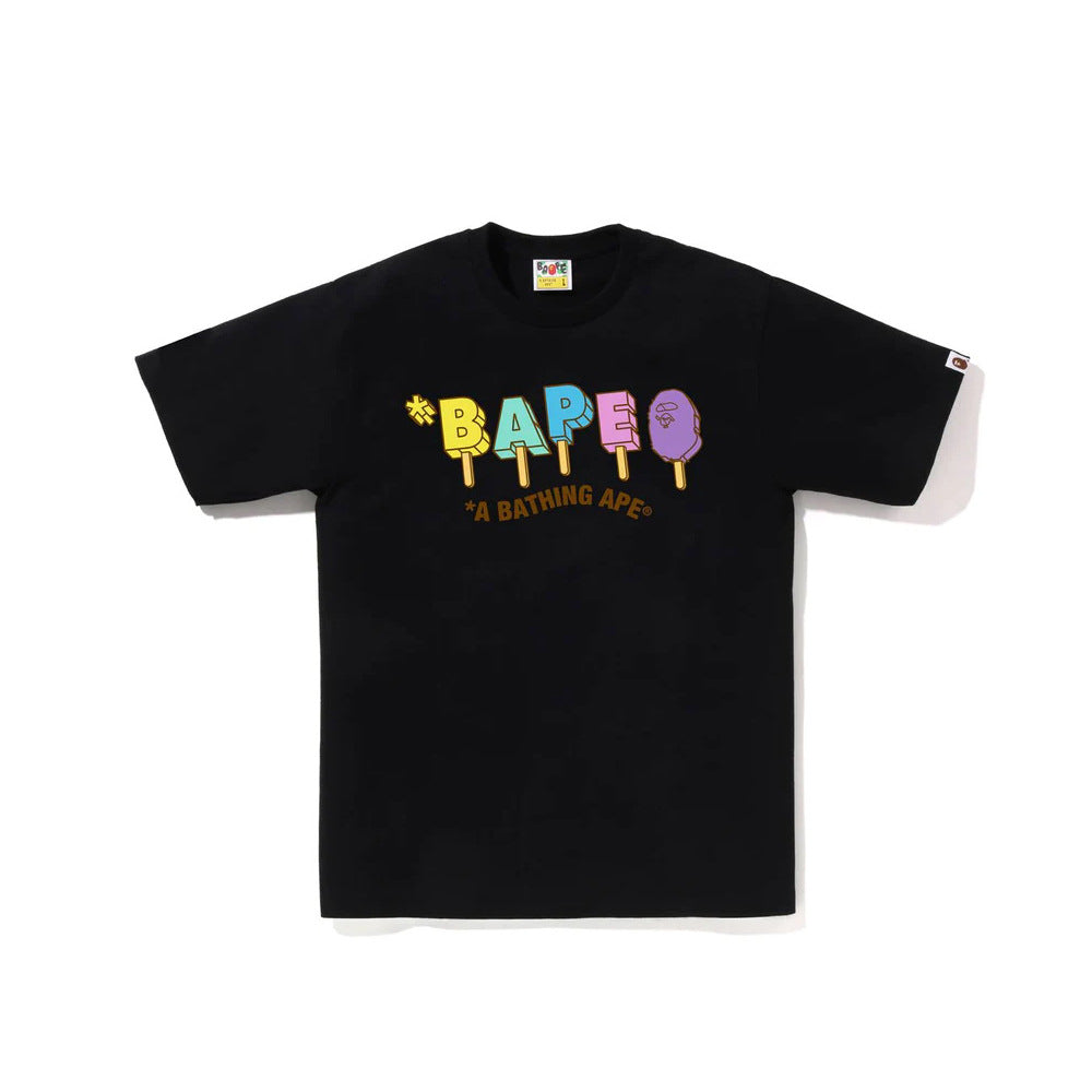 BAPE Camo Shark Ape Head Print Crew Neck Short Sleeve T‑Shirt Unisex