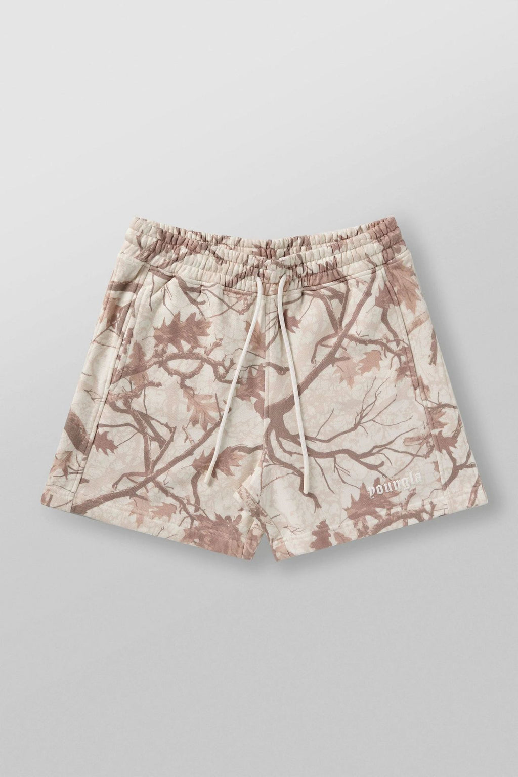 YOUNGLA 1118 Tree Camo Cotton Shorts