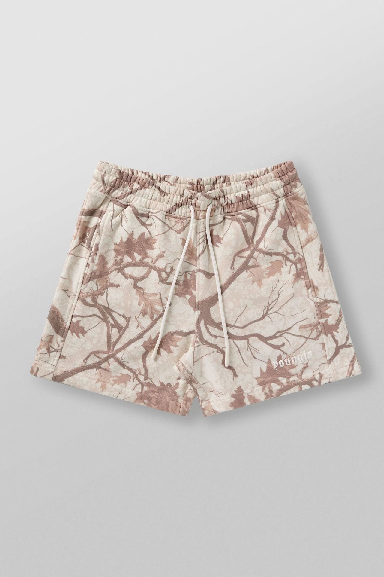 YOUNGLA 1118 Tree Camo Cotton Shorts